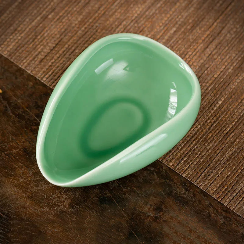 Ceramic Coffee Bean Dosing Tray Set for Tea Tools