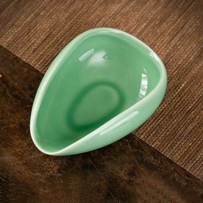 Ceramic Coffee Bean Dosing Tray Set for Tea Tools
