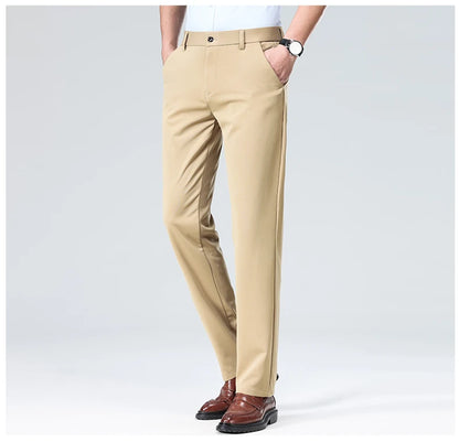 Men's Summer Casual Suit Pants Plus Size 28-42