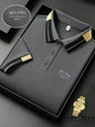 Men's Summer Casual Polo Shirt with Horse Embroidery