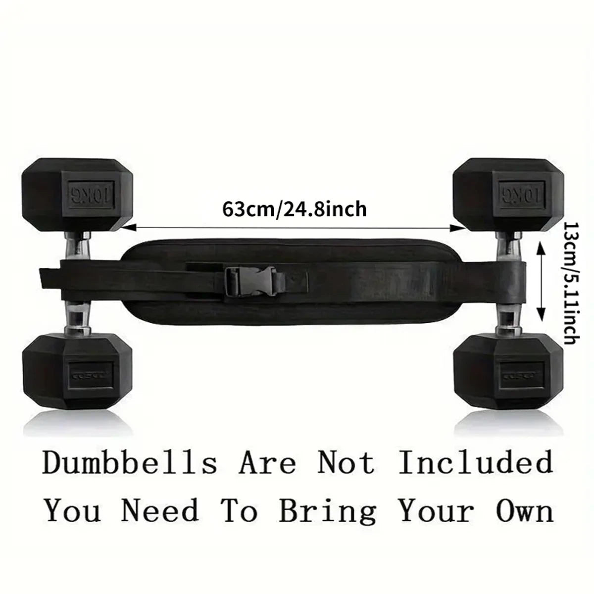Adjustable Weighted Waist Belt - Home Gym
