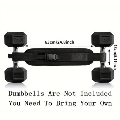 Adjustable Weighted Waist Belt - Home Gym