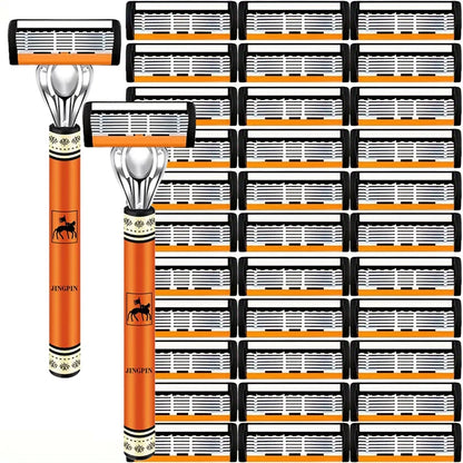 Men's 6-Layer Safety Razor Set