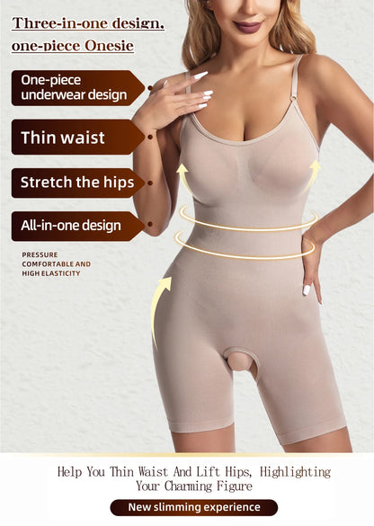Women Seamless Compression Bodysuit Shapewear