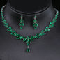 Emmaya Jewelry Set for Women Cubic Zirconia Earrings and Necklace