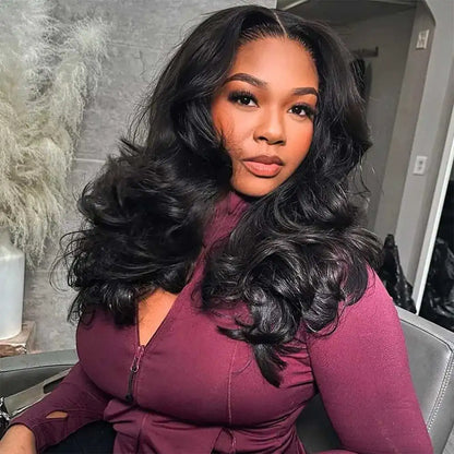 250% Body Wave Human Hair Wig 13x4 13x6 Lace Frontal