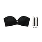 Seamless Push Up Strapless Bra for Women Adjustable Solid Color