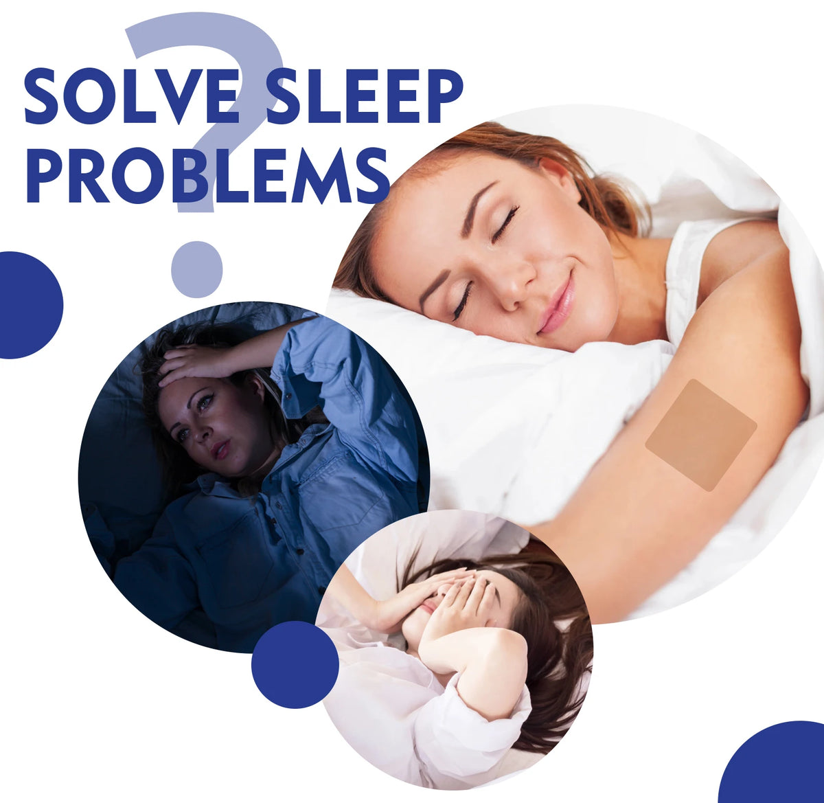 Natural Sleep Aid Lavender Patches for Nighttime Comfort