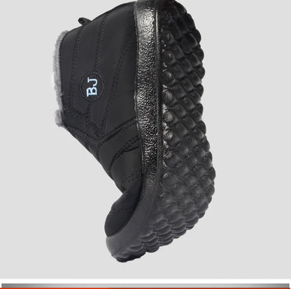 Waterproof Plush Ankle Snow Boots for Women