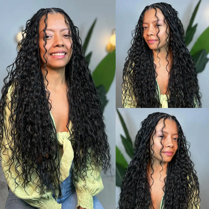 Deep Wave Bulk Human Hair 100g for Braiding