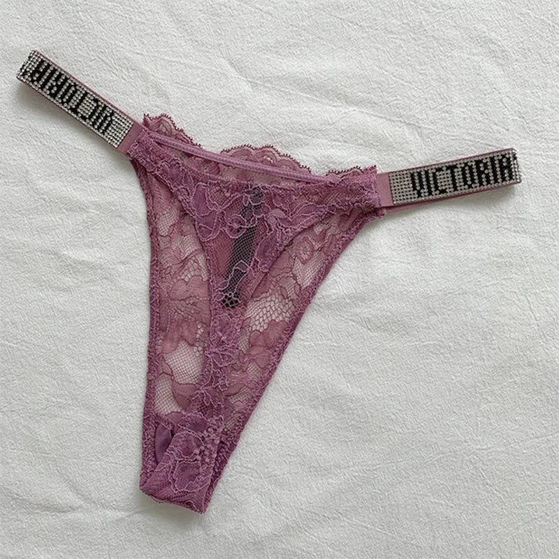 Sexy Pink Tencel Lingerie Bra and Brief Set