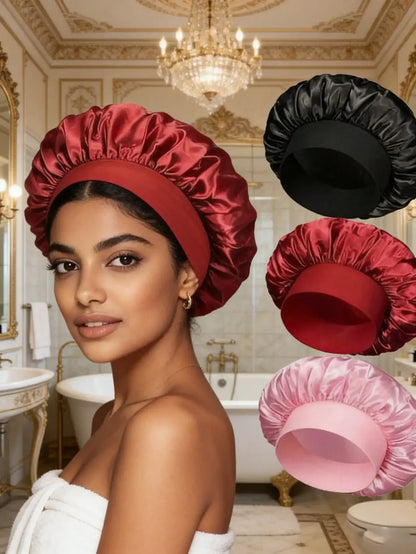 Luxury Satin Silk Sleep Cap for Women and Unisex