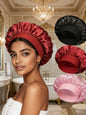 Luxury Satin Silk Sleep Cap for Women and Unisex