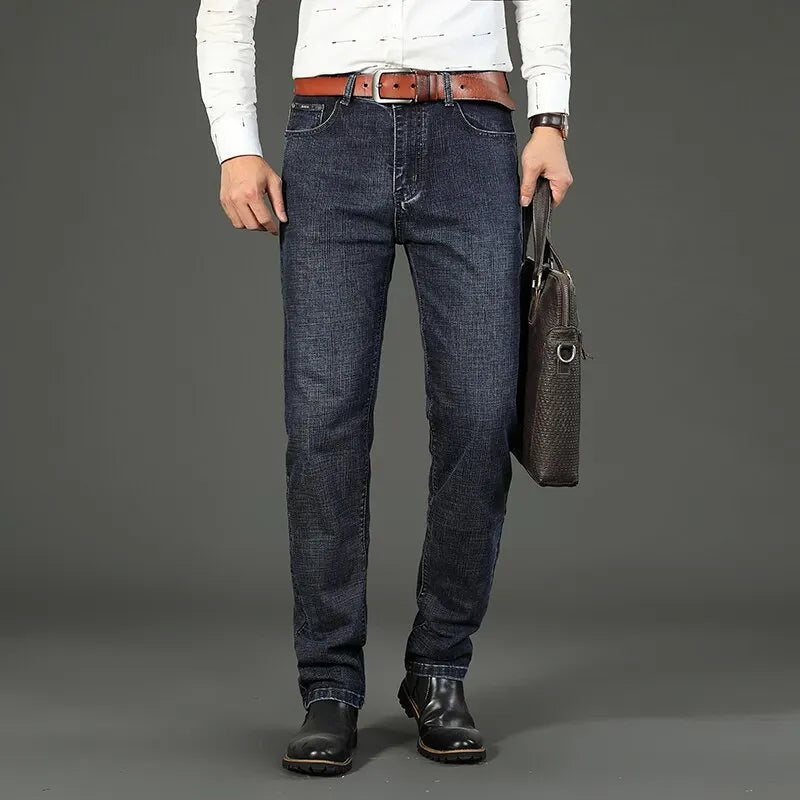 Wthinlee Men's Casual Straight Denim Jeans
