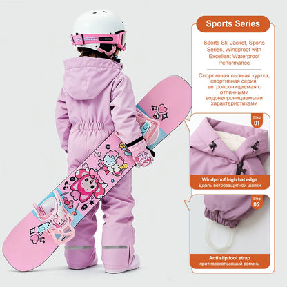 Ircomll Down Jacket Toddler Snow Suit Hooded Coat