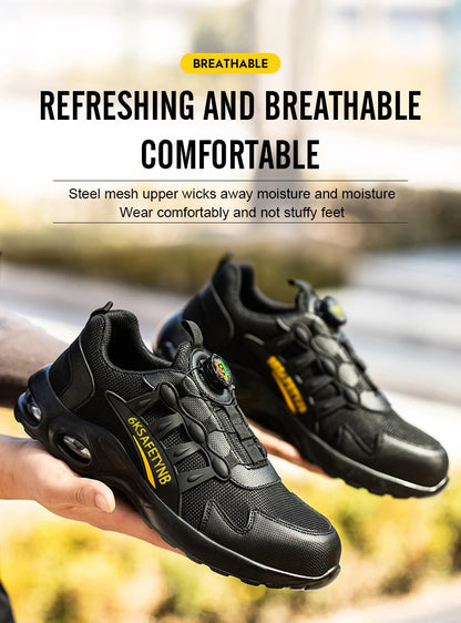 Men's Steel Toe Safety Shoes with Air Cushion