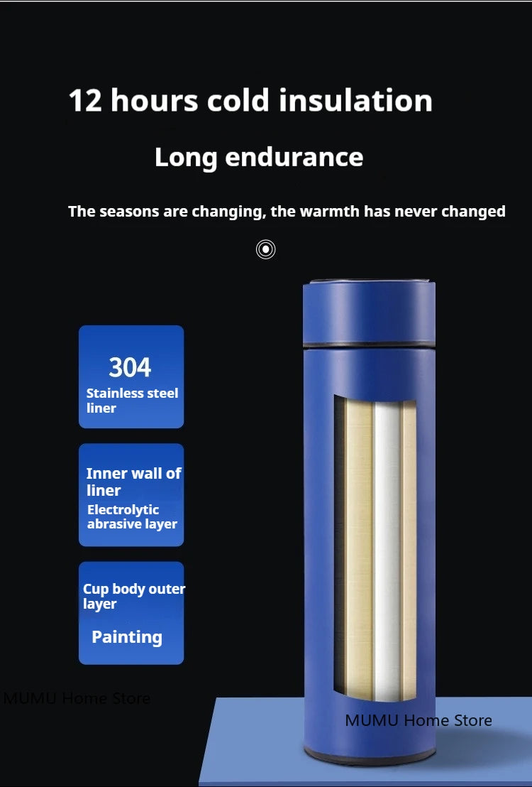 500ML Stainless Steel Insulated Thermos Bottle