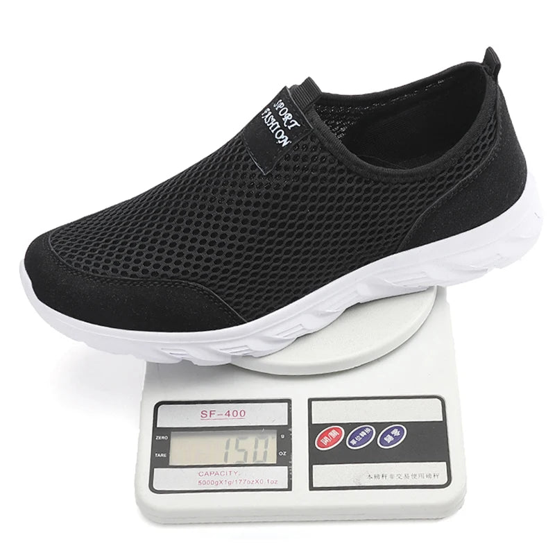 Lightweight Breathable Slip-On Men Casual Shoes Size 39-47