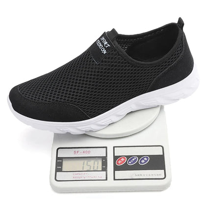 Lightweight Breathable Slip-On Men Casual Shoes Size 39-47