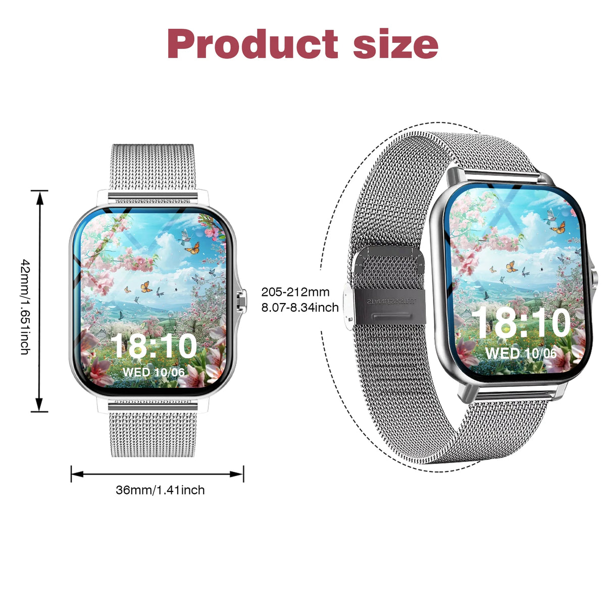 Smartwatch with Phone Calling and Multi-Sport Mode