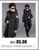 Winter Down Jacket for Boys and Girls Thicken Snowsuit