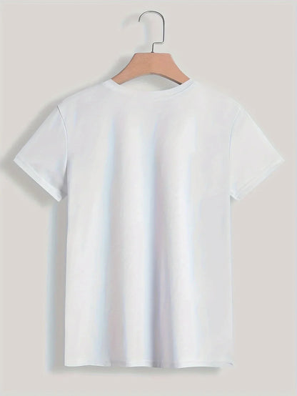 Paris Women Casual Cotton Blend T-Shirt