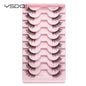 YSDO 5/10 Pairs Natural Soft Black Half Lashes
