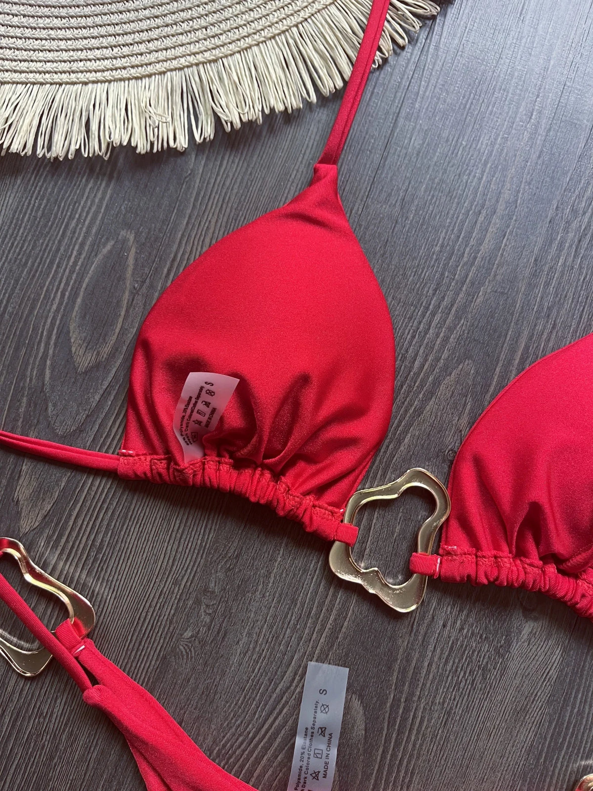Halter Neck Micro Bikini Set Women Solid Swimwear