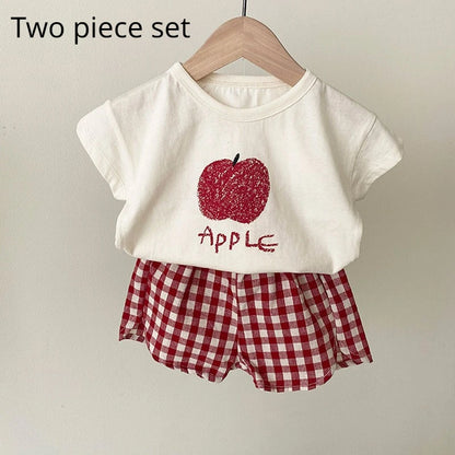 Cotton Toddler Summer Pajamas Set for Kids