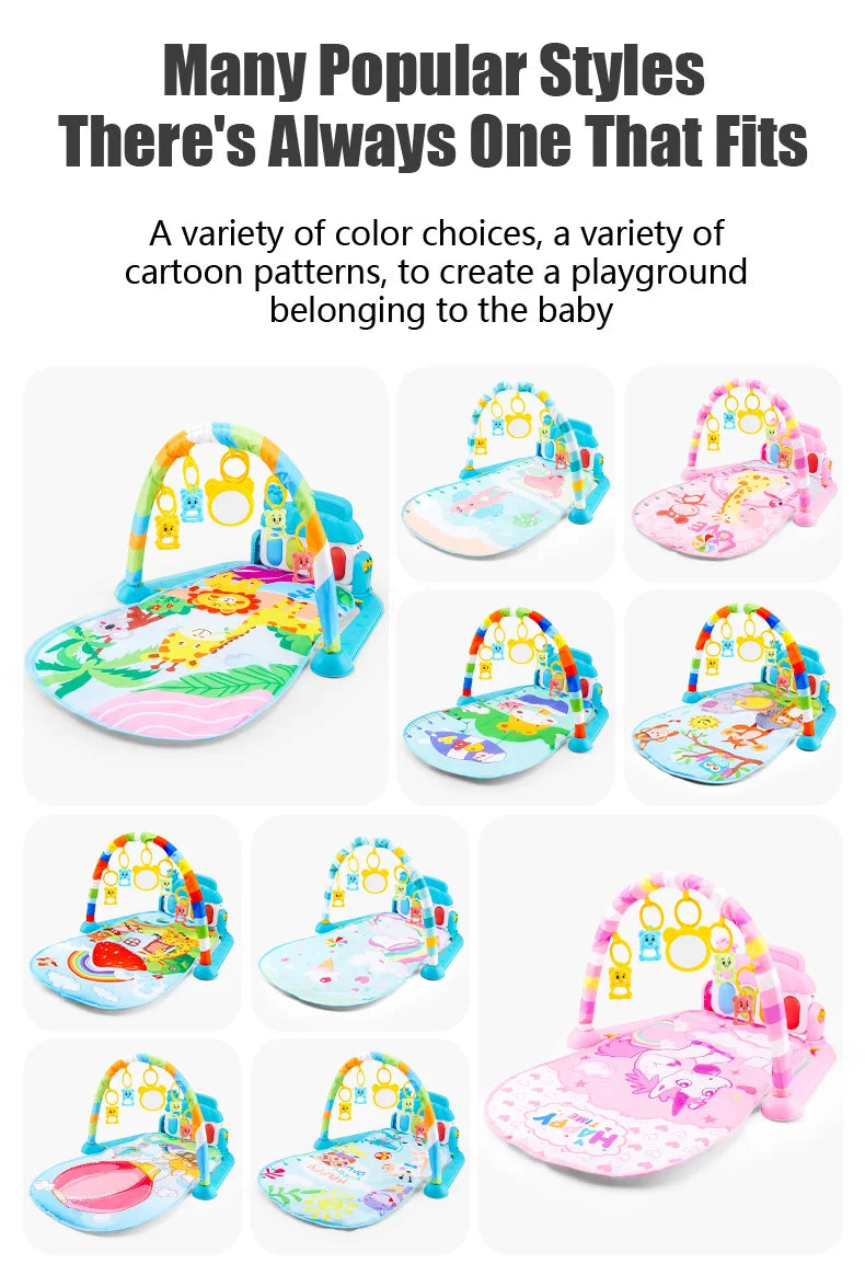 Baby Fitness Stand Music Play Gym Activity Toy