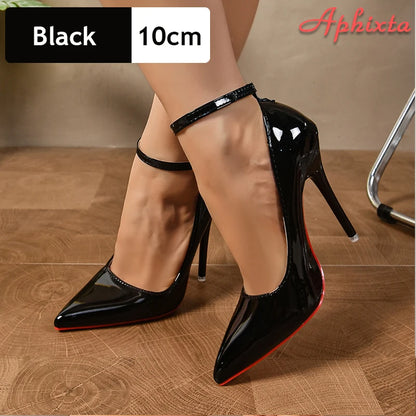Aphixta Stiletto Heels Pumps Women Party Shoes 12cm