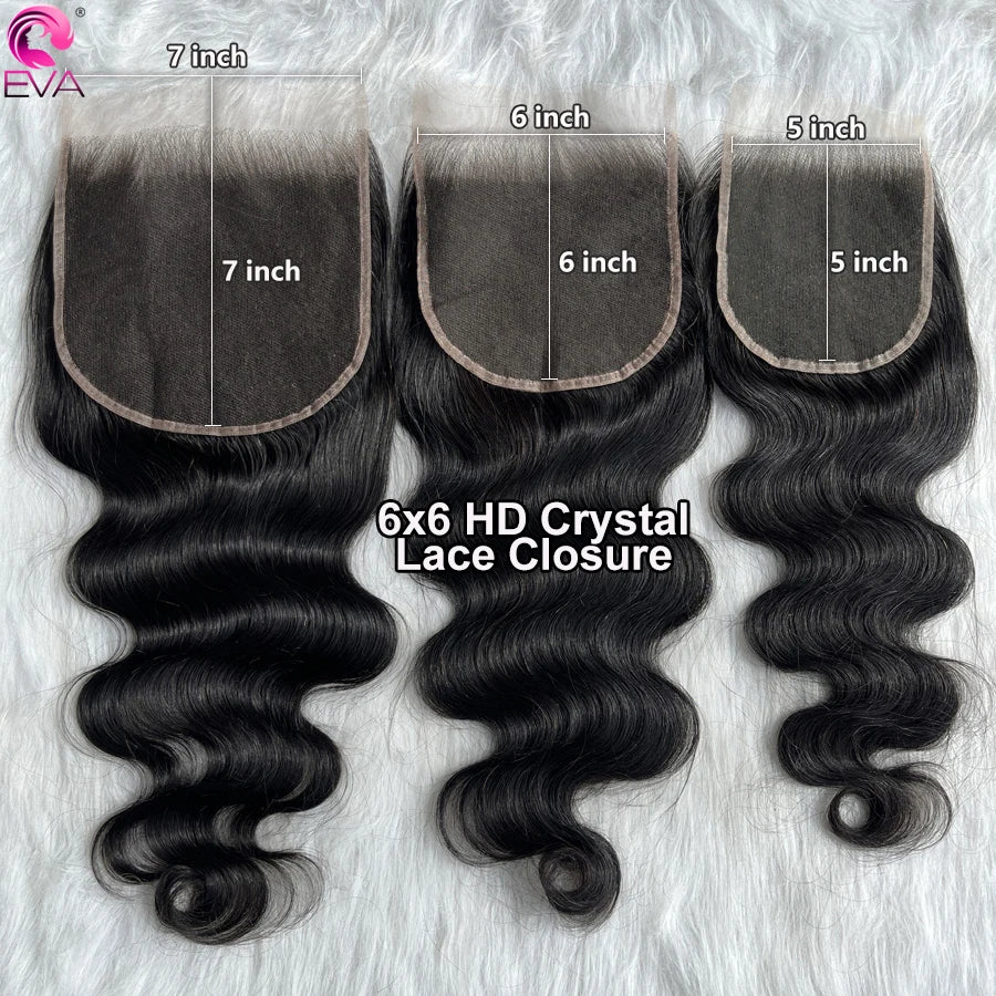 Eva 5x5 HD Lace Closure Straight Human Hair Closure