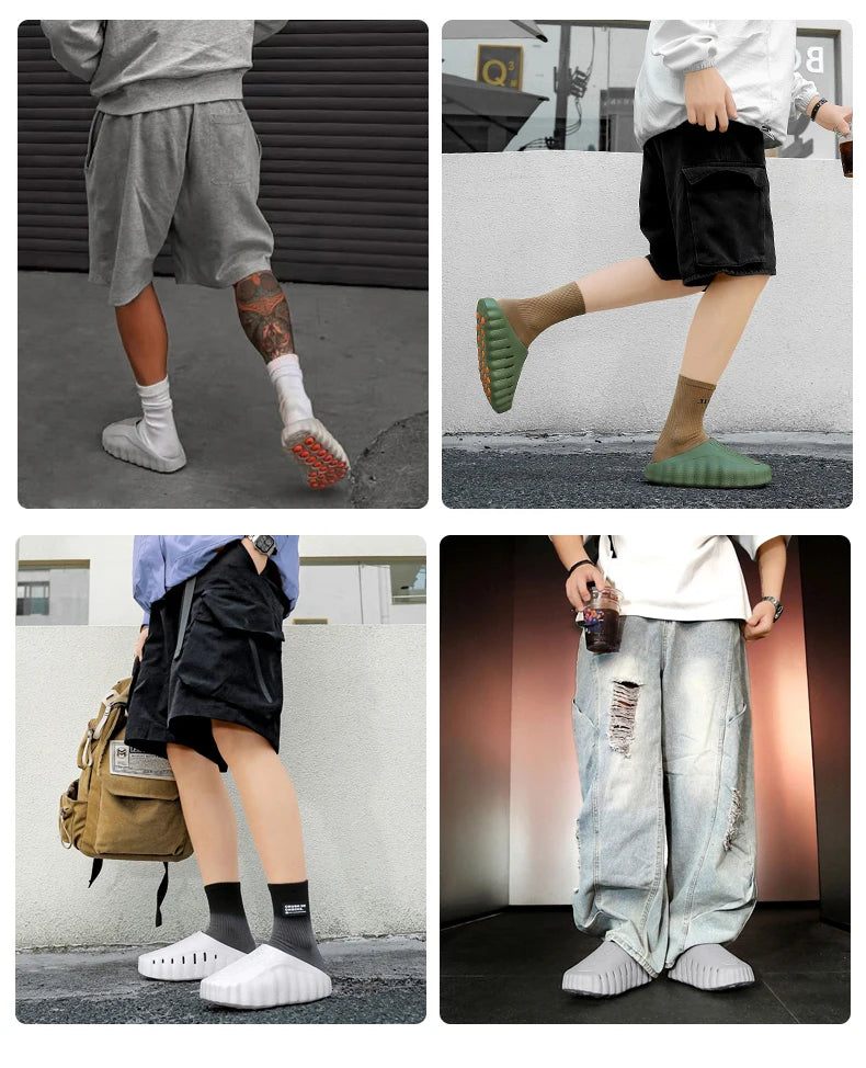 YUYIN EVA Sandals for Men Comfortable Casual Slippers