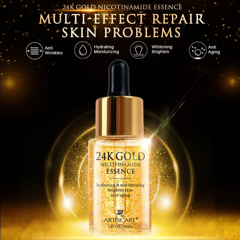 ARTISCARE 24K Gold Serum Set for Eye and Face Care