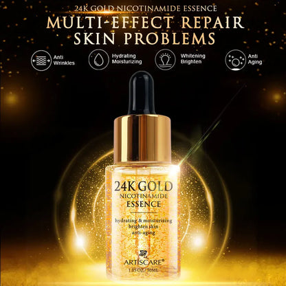 ARTISCARE 24K Gold Serum Set for Eye and Face Care