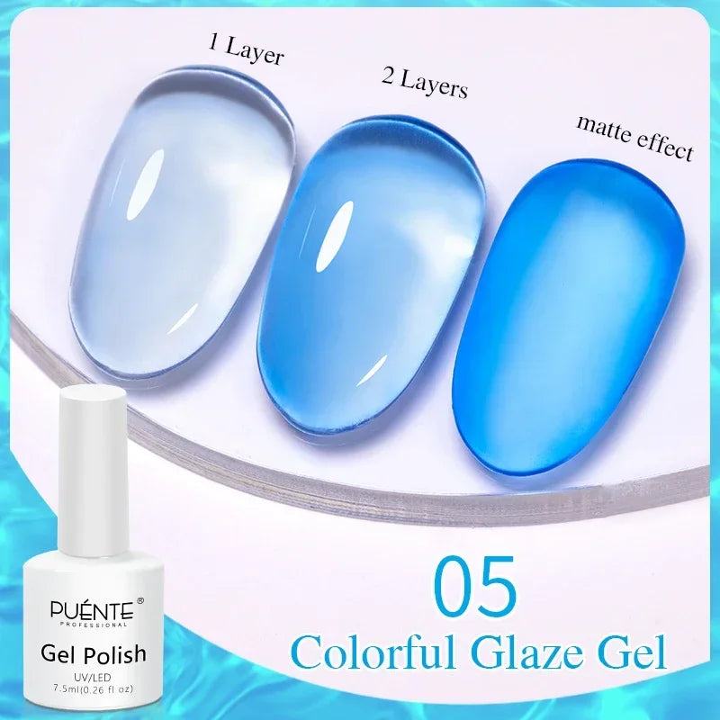Clear 3D No Wipe Sculpture Gel Nail Polish 15ML
