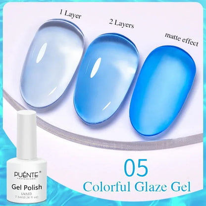 Clear 3D No Wipe Sculpture Gel Nail Polish 15ML