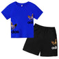 Kids Casual O-neck T-shirt and Pants Set