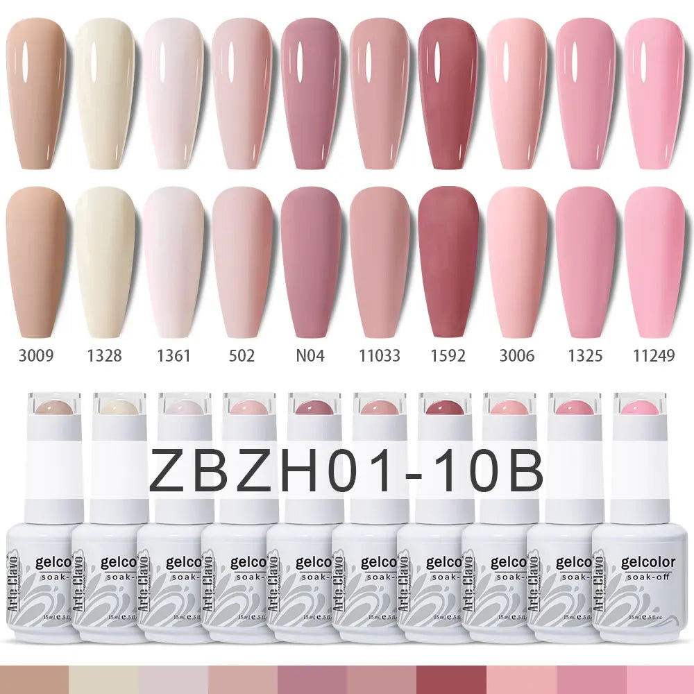 Arte Clavo 15ml UV Gel Nail Polish Summer Colors