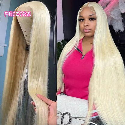 250% Density Honey Blonde Lace Front Wig 13x6 Human Hair