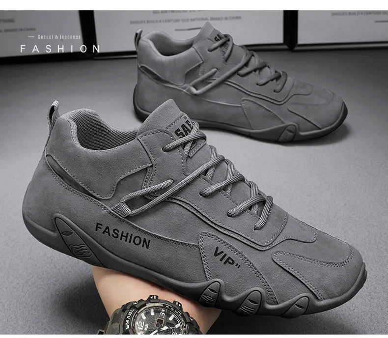 Men's Casual Hiking Shoes with Anti-Slip Comfort
