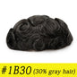 Thin Skin 0.03mm Natural Hair Toupee for Men