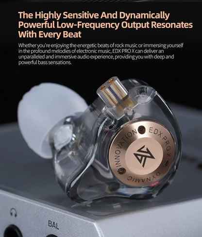 KZ EDX PRO X Hi-Fi In-Ear Earphones