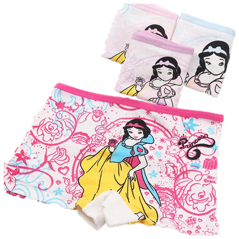 Girls Cartoon Cotton Underwear Briefs Size 2T-10T