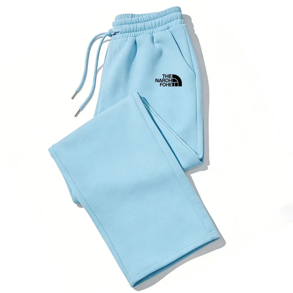 Womens Fleece Straight Leg Joggers Casual Pants
