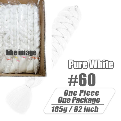 Kanekalon Jumbo Braiding Hair 82 Inch Kinky Straight