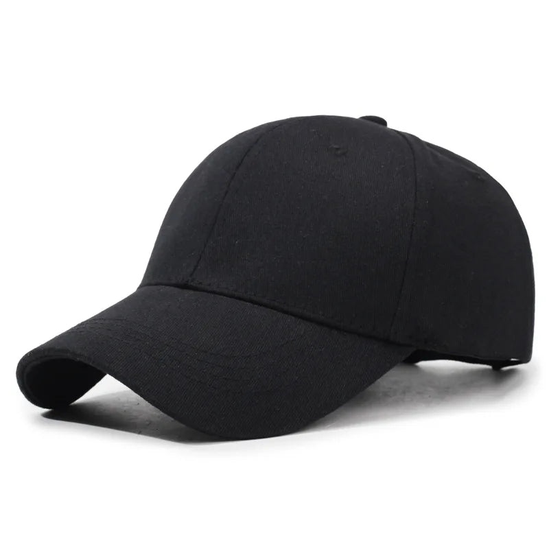 Solid Color Cotton Baseball Cap for Unisex Outdoor Use