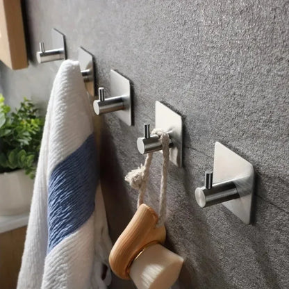 Adhesive Heavy Duty Wall Hook Waterproof Iron