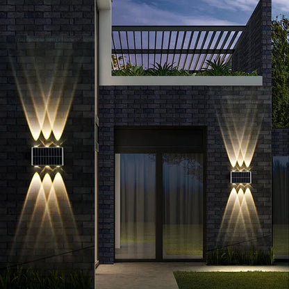 Solar Wall Lamp Waterproof Outdoor Garden Light