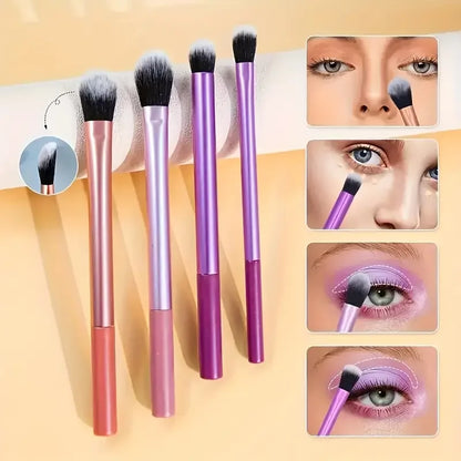 8pcs Soft Synthetic Hair Makeup Brush Set